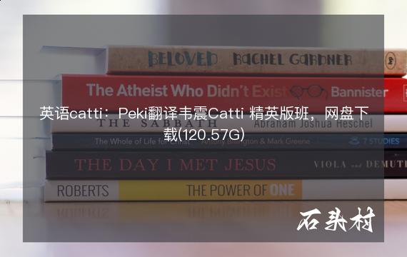 英语catti：Peki翻译韦震Catti 精英版班，网盘下载(120.57G)